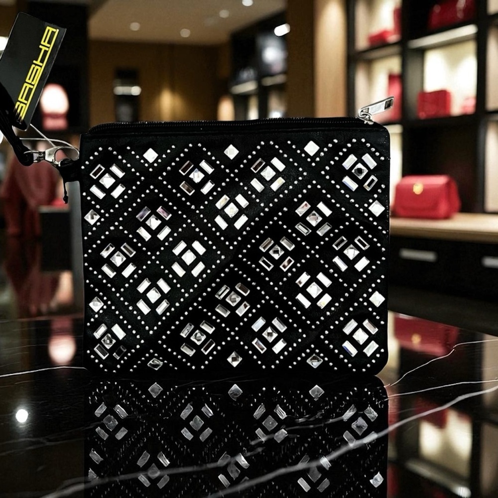 SASHA Brand new clutch purse with rhinestones 11